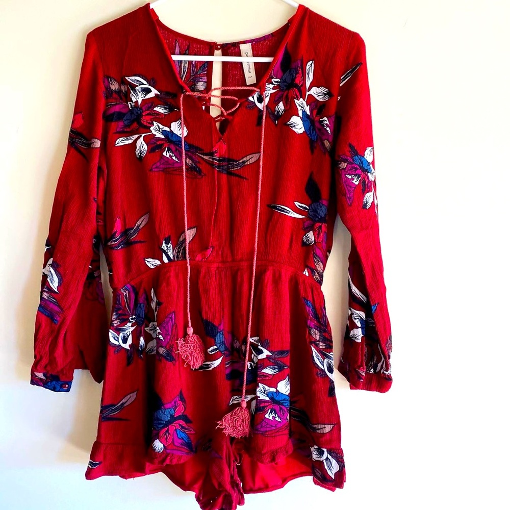 Cute floral romper